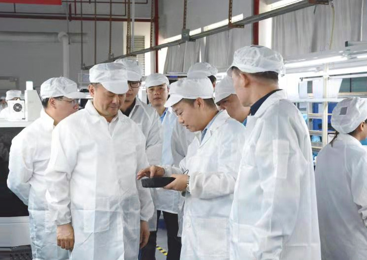 萍乡市委书记陈敏率队到988pay钱包考察